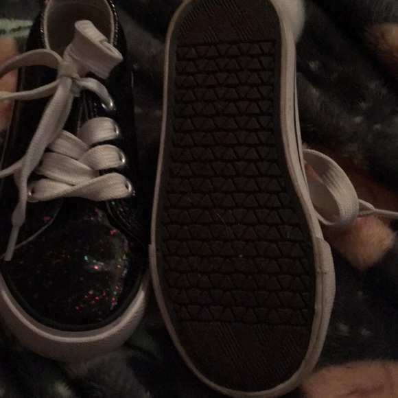 US Sports glitter leather sneaker - Picture 3 of 4